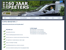 Tablet Screenshot of peeters-verkeersopleiding.nl